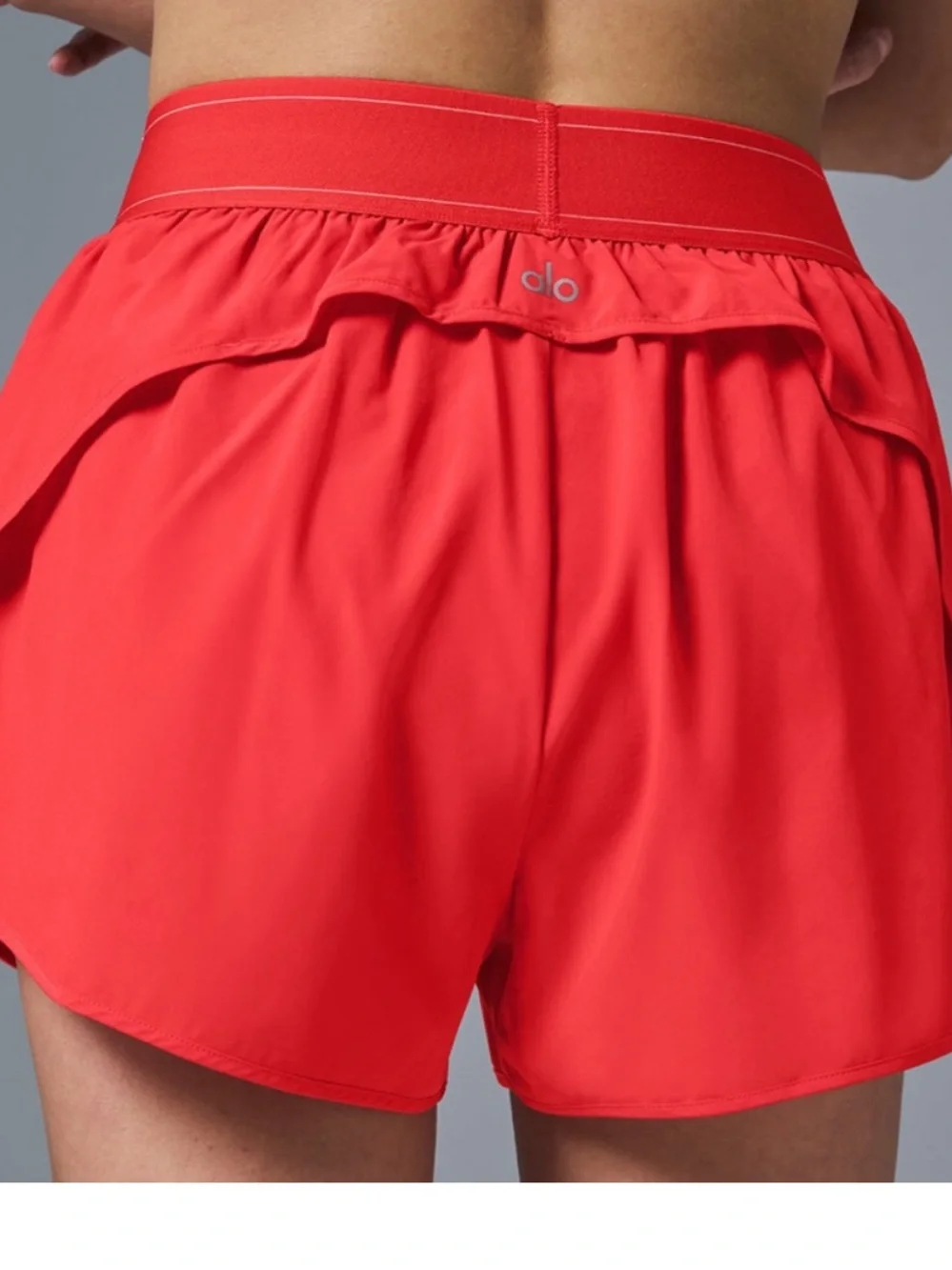 ALO Yoga Women's Athletic Shorts in Red